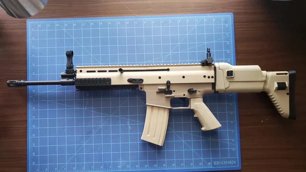STL - FN SCAR L Modelo Impreso en 3D