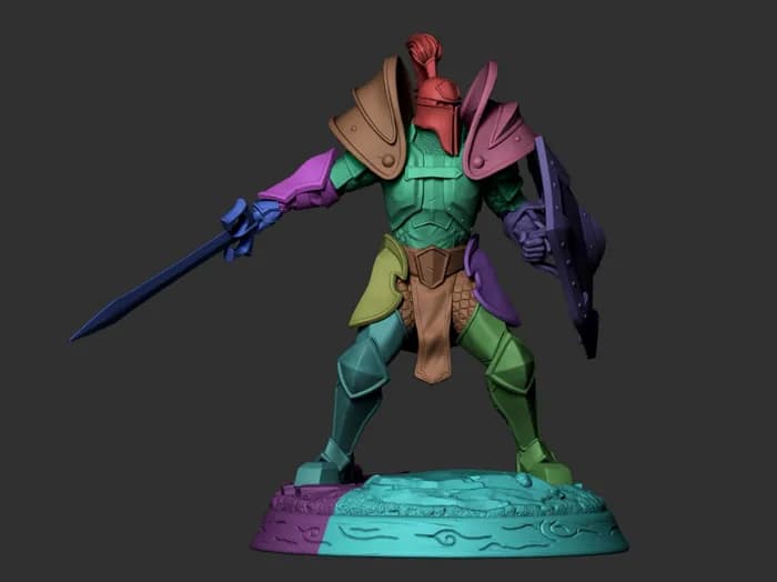 STL - footman render 2