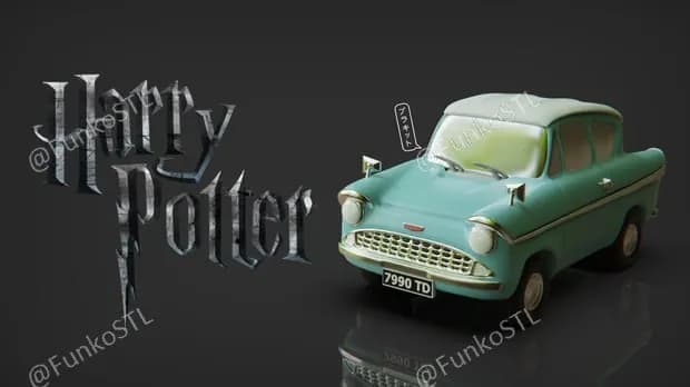 STL - Ford Anglia Volador