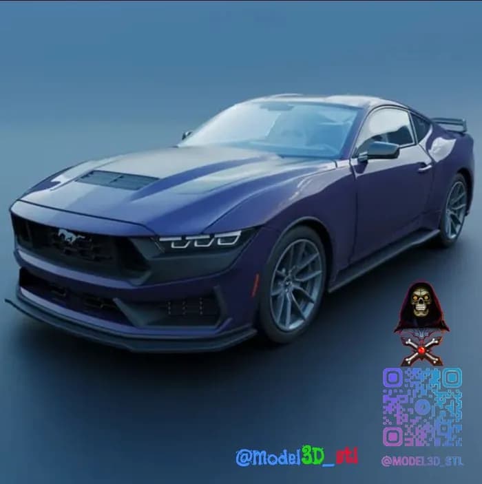 STL - Ford Mustang Dark Horse 2024