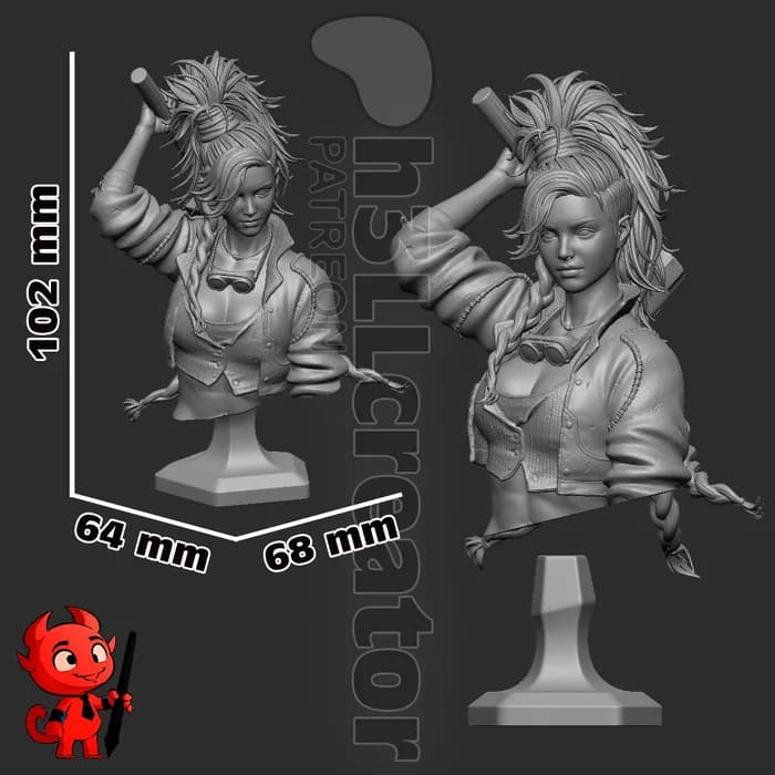STL - Forjadora de guerra render 2