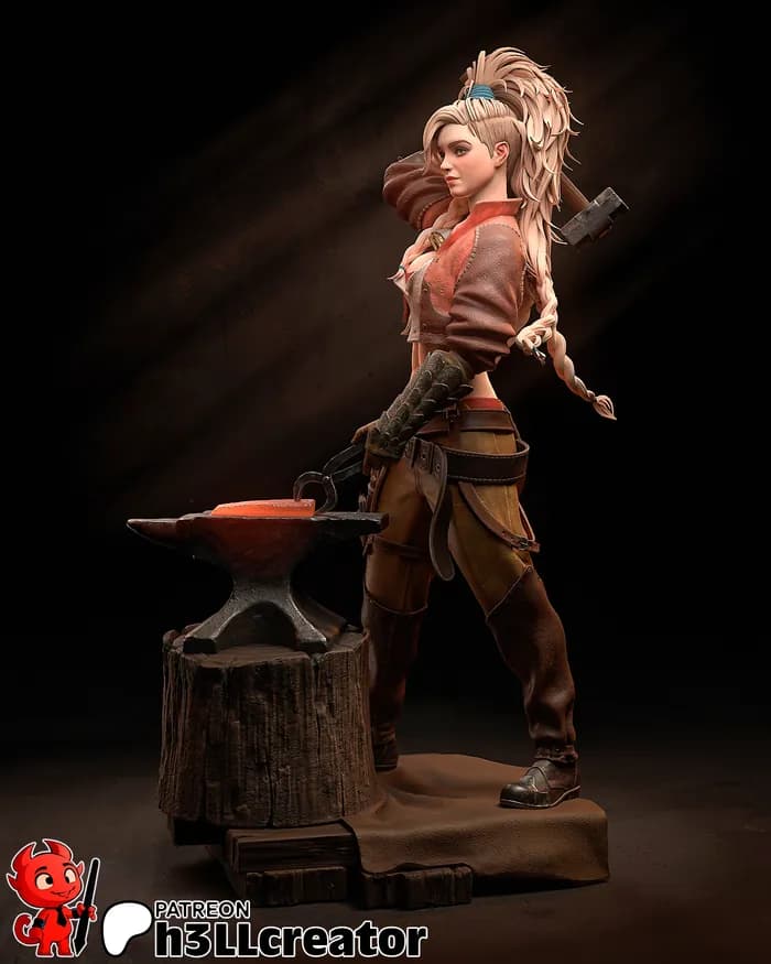 STL - Forjadora de guerra render 5