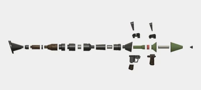 STL - fortnite rocket launcher