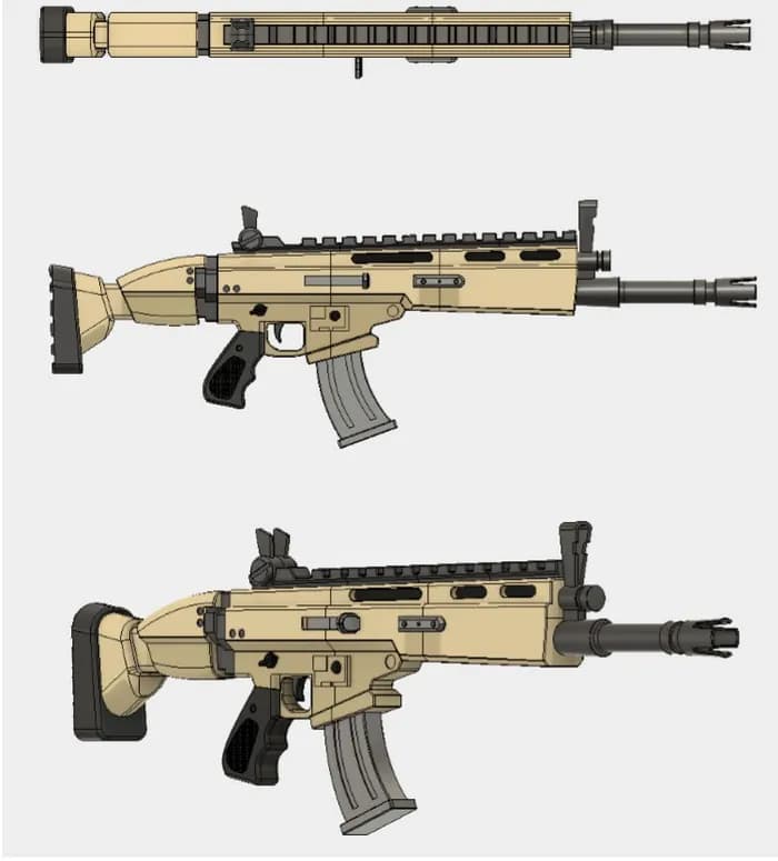 STL - fortnite scar