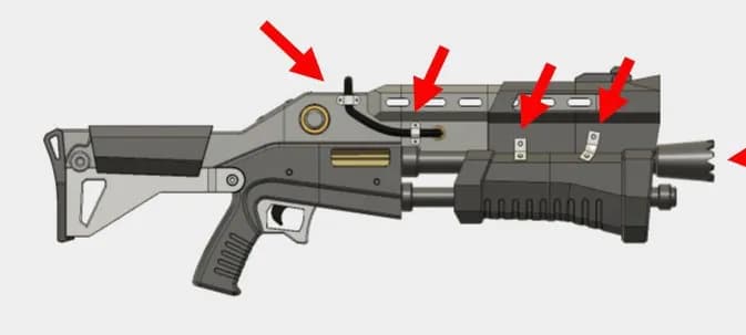 STL - fortnite tactical shotgun