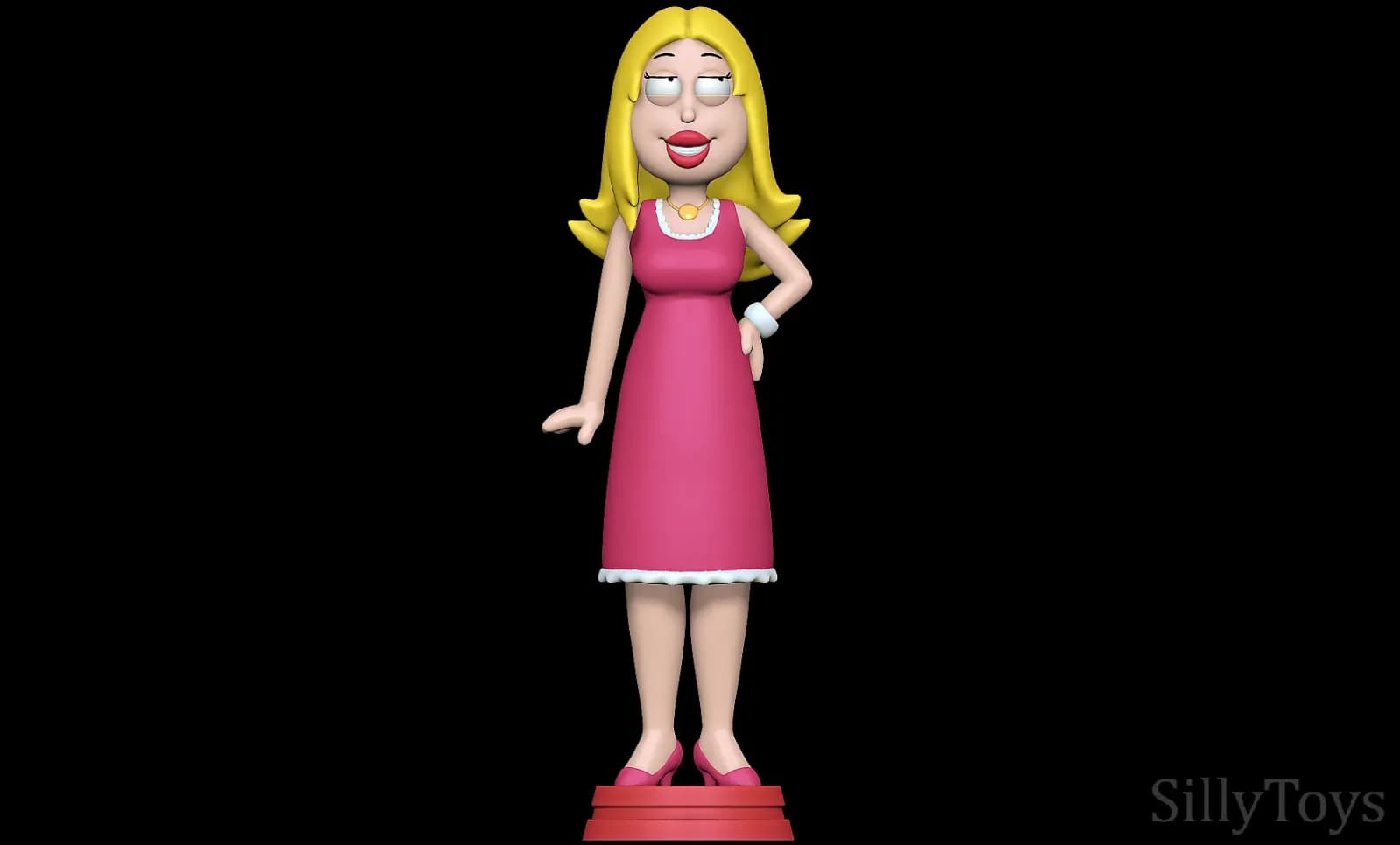 STL - Francine Smith de American Dad render 2