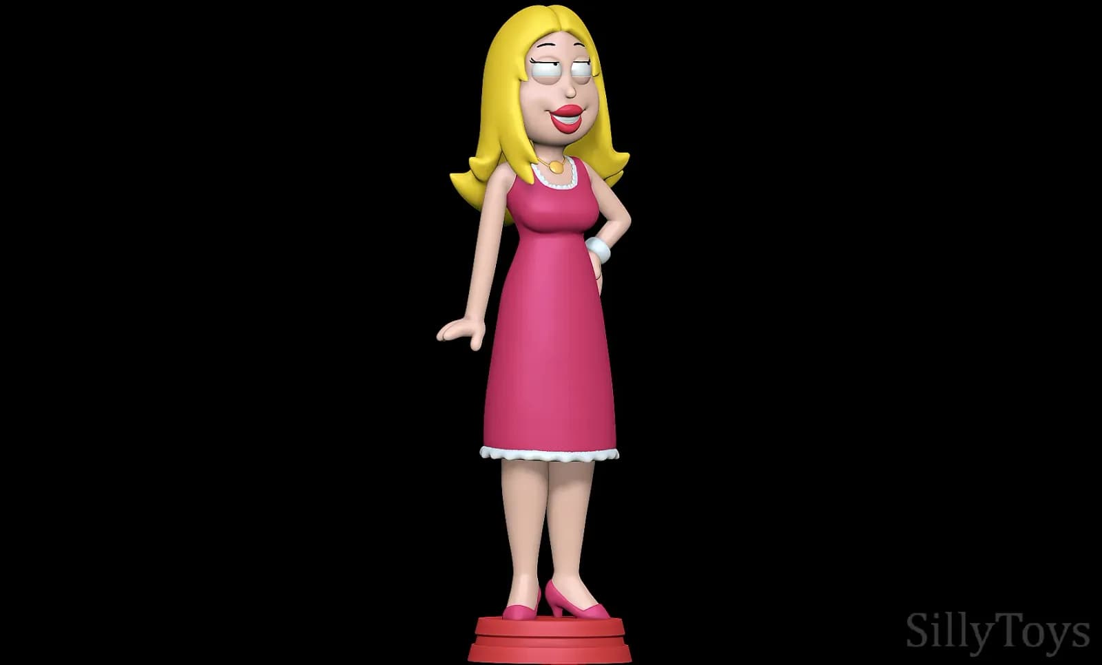 STL - Francine Smith de American Dad render 4