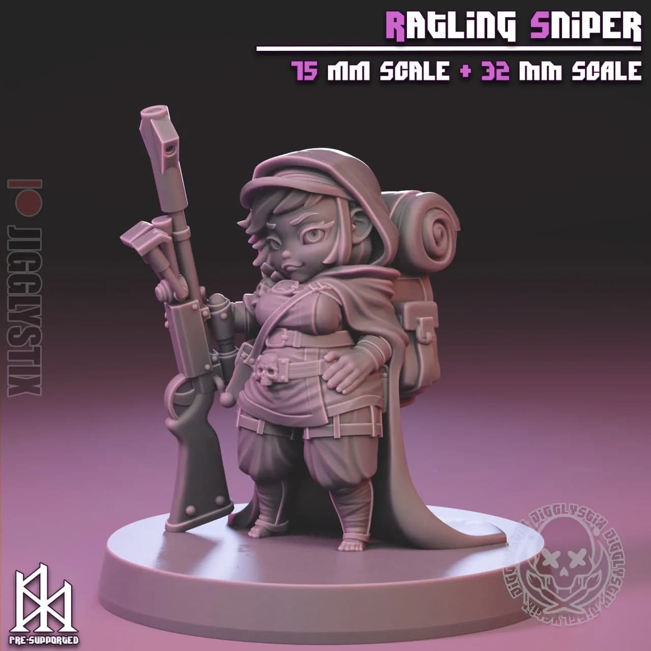 STL - Francotiradora Ratling render 2