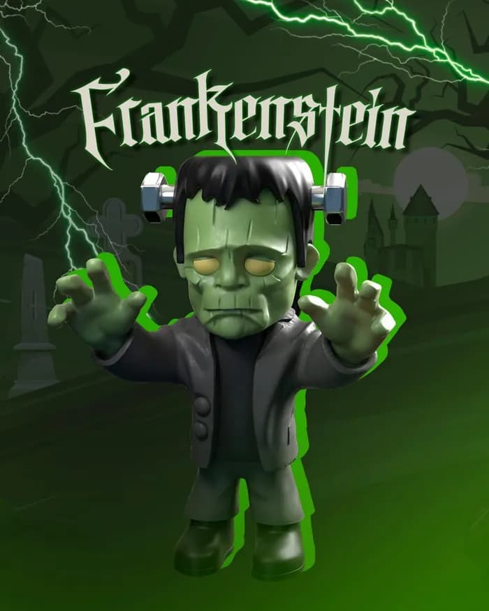 STL - frankenstein chibi fdm sla