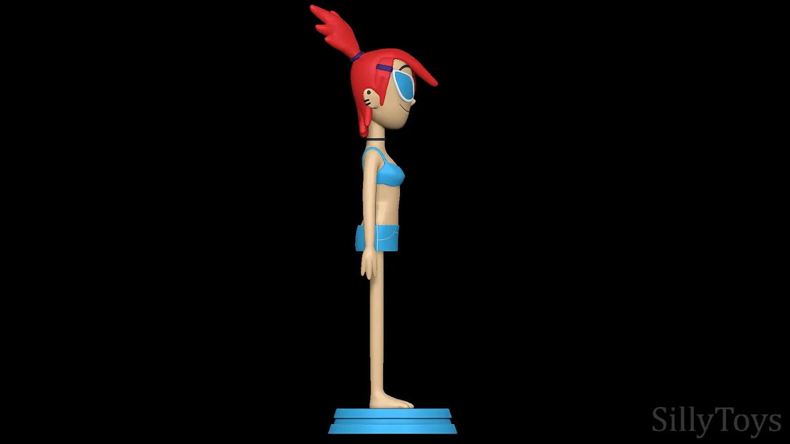 STL - Frankie Foster en traje de baño render 4