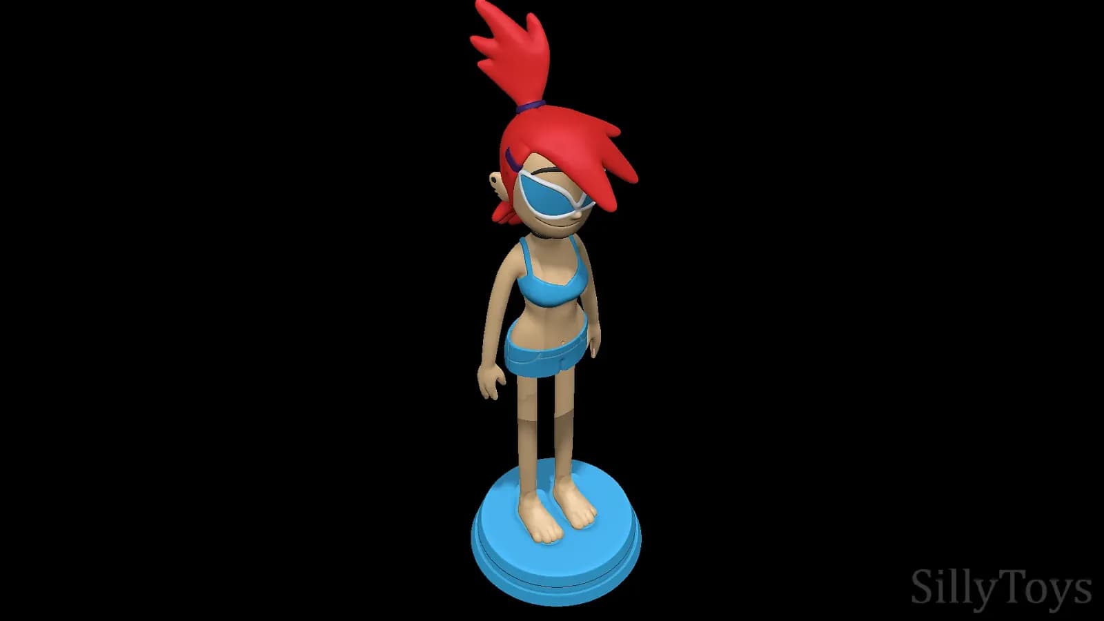 STL - Frankie Foster en traje de baño render 5