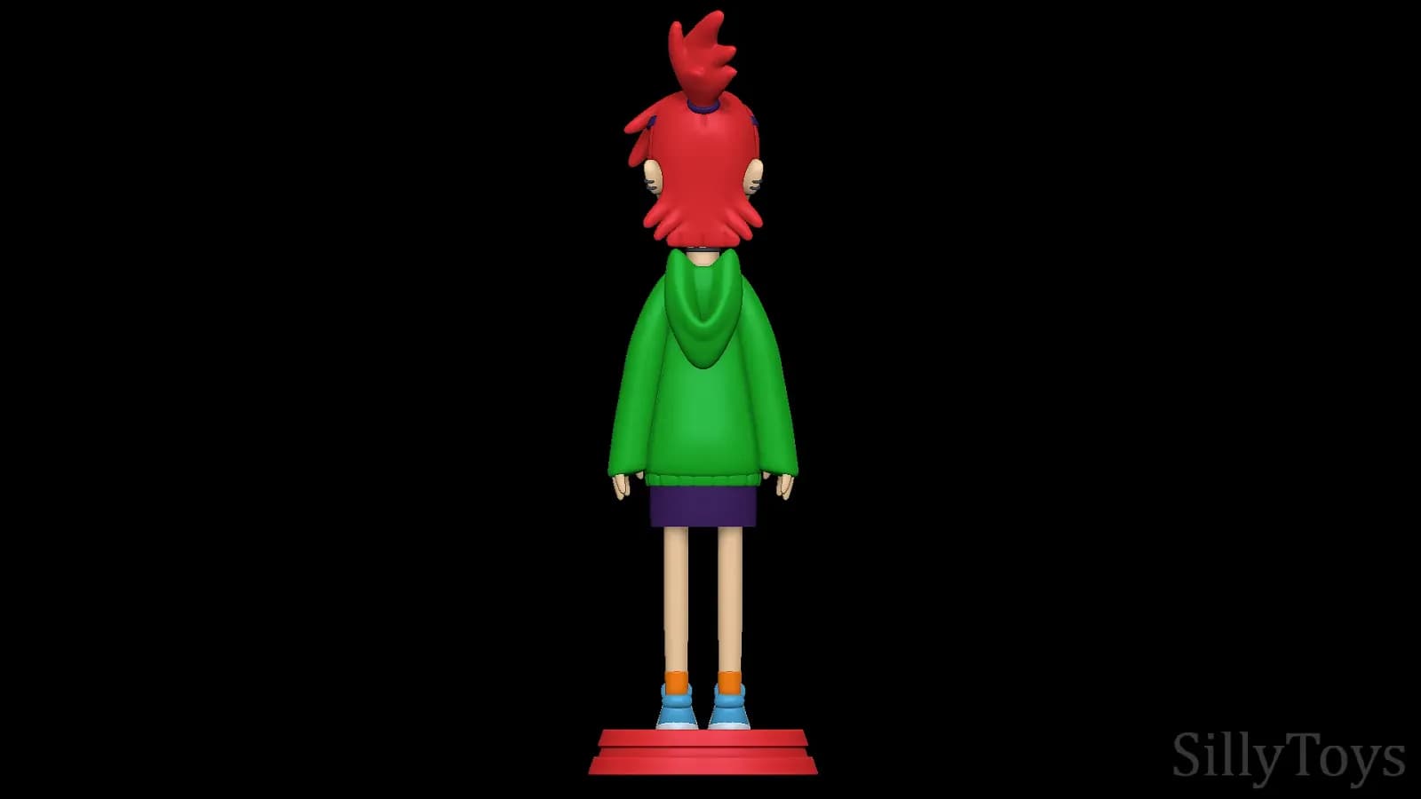 STL - Frankie Foster figura de acción render 2
