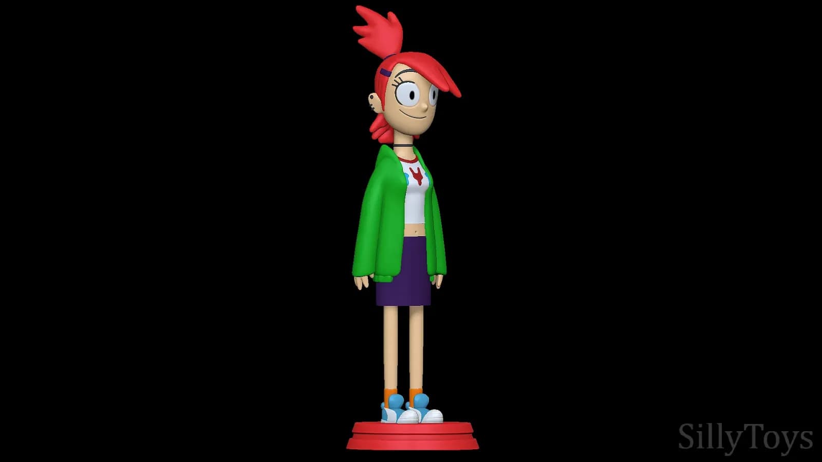 STL - Frankie Foster figura de acción render 5