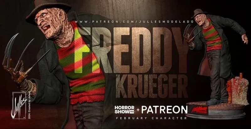 STL - Freddy Krueger busto