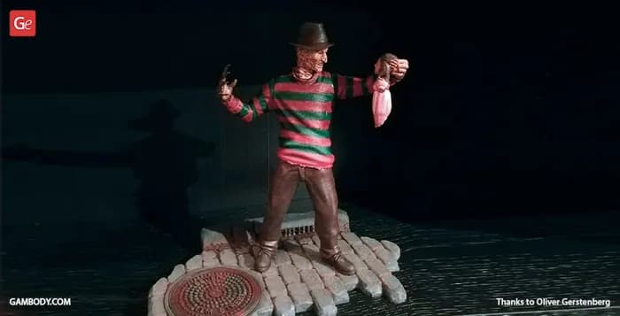 STL - freddy krueger gambody