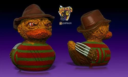 STL - Freddy Krueger pato figura 3D