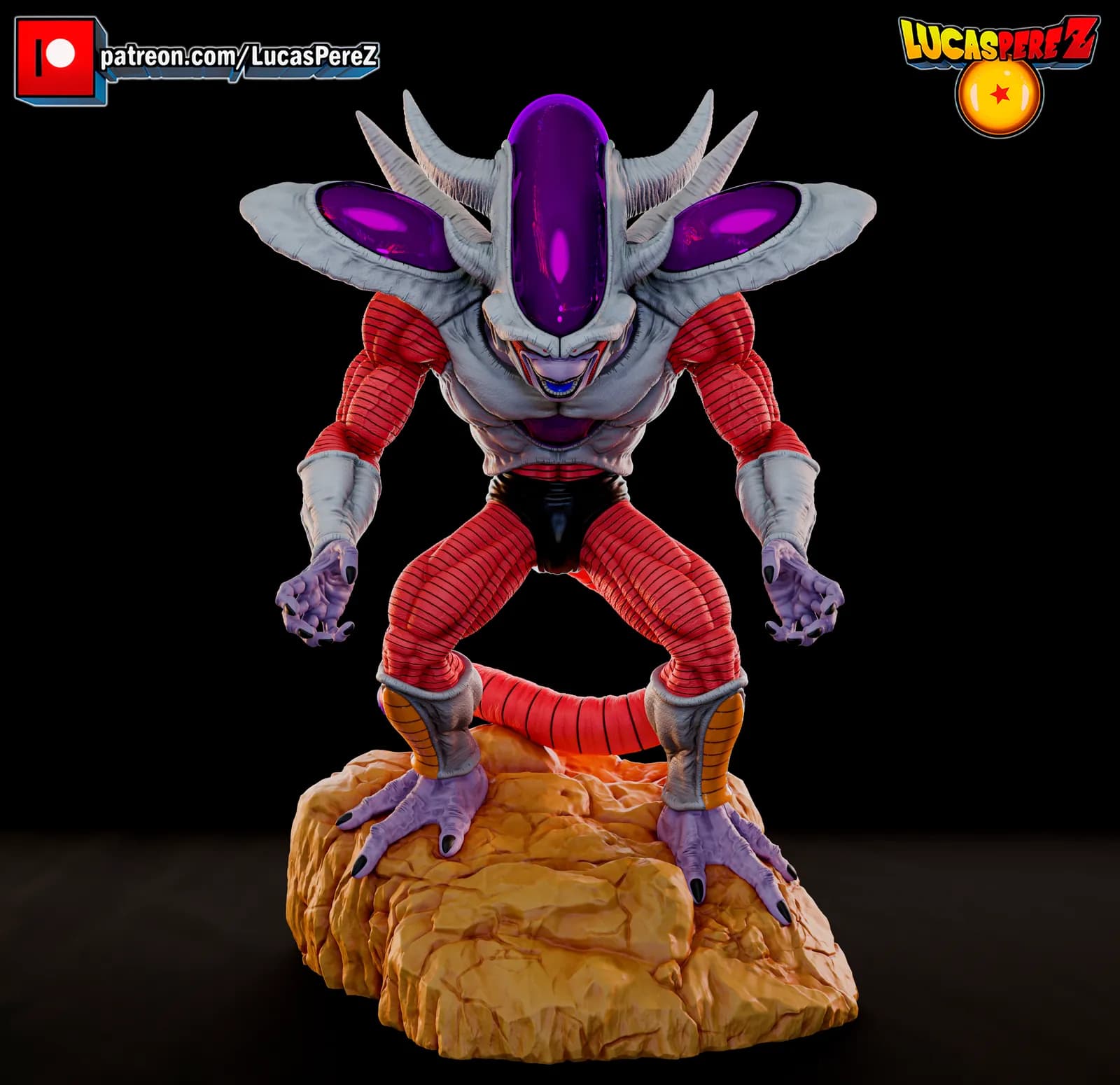 STL - Freezer tercera forma render 2