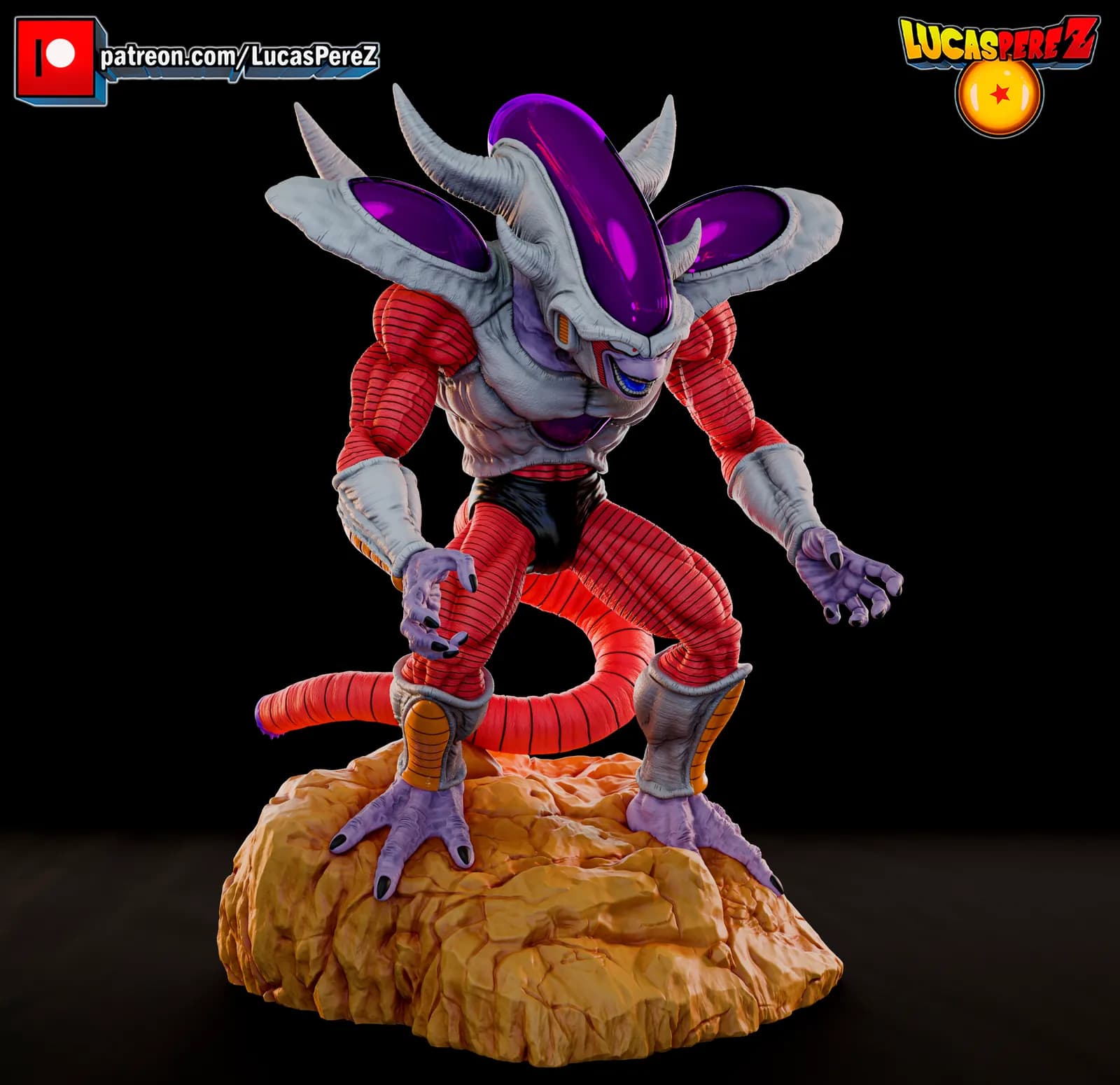 STL - Freezer tercera forma render 3