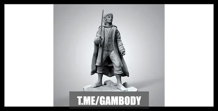 STL - frodo figure