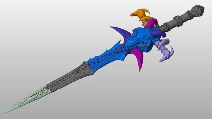 STL - frostmourne lich king arthas