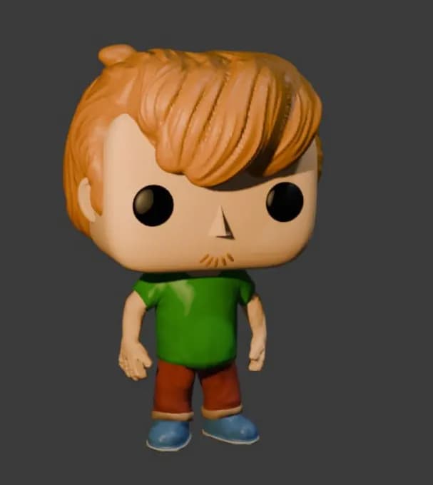 STL - funko de shaggy scooby doo