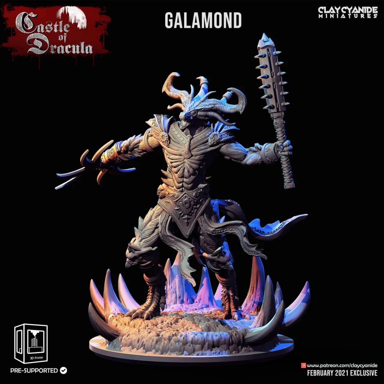 STL - Galamond de Castle of Dracula