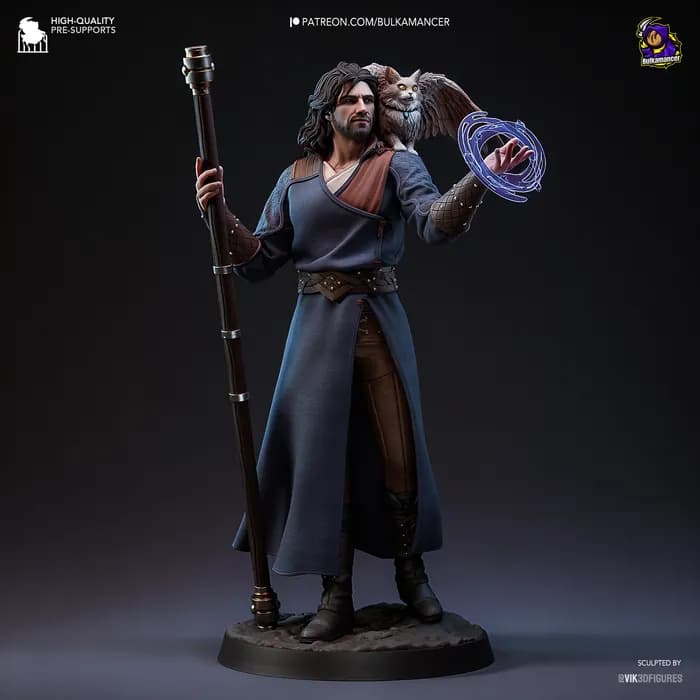 STL - Gale de Baldur's Gate 3 render 2