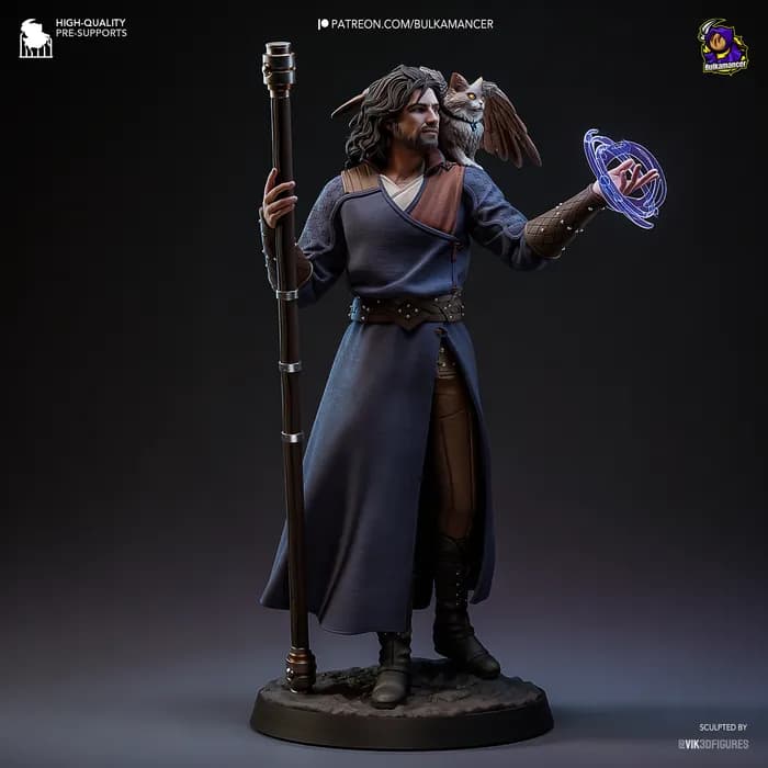 STL - Gale de Baldur's Gate 3 render 3