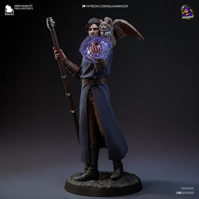 STL - Gale de Baldur's Gate 3 render 5