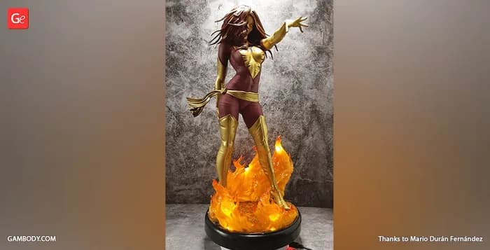 STL - gambody dark phoenix render 2