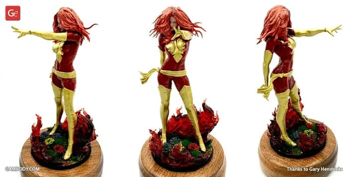 STL - gambody dark phoenix render 3