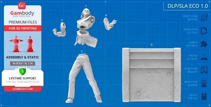 STL - gambody joker 2019 render 4