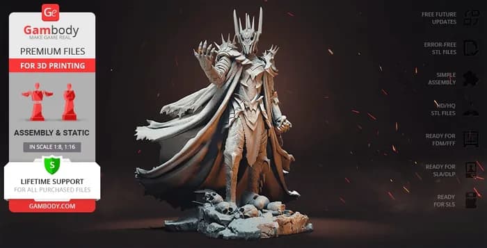 STL - gambody tolkien sauron