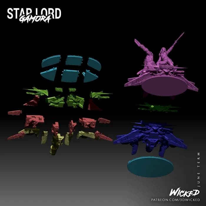 STL - Gamora render 4