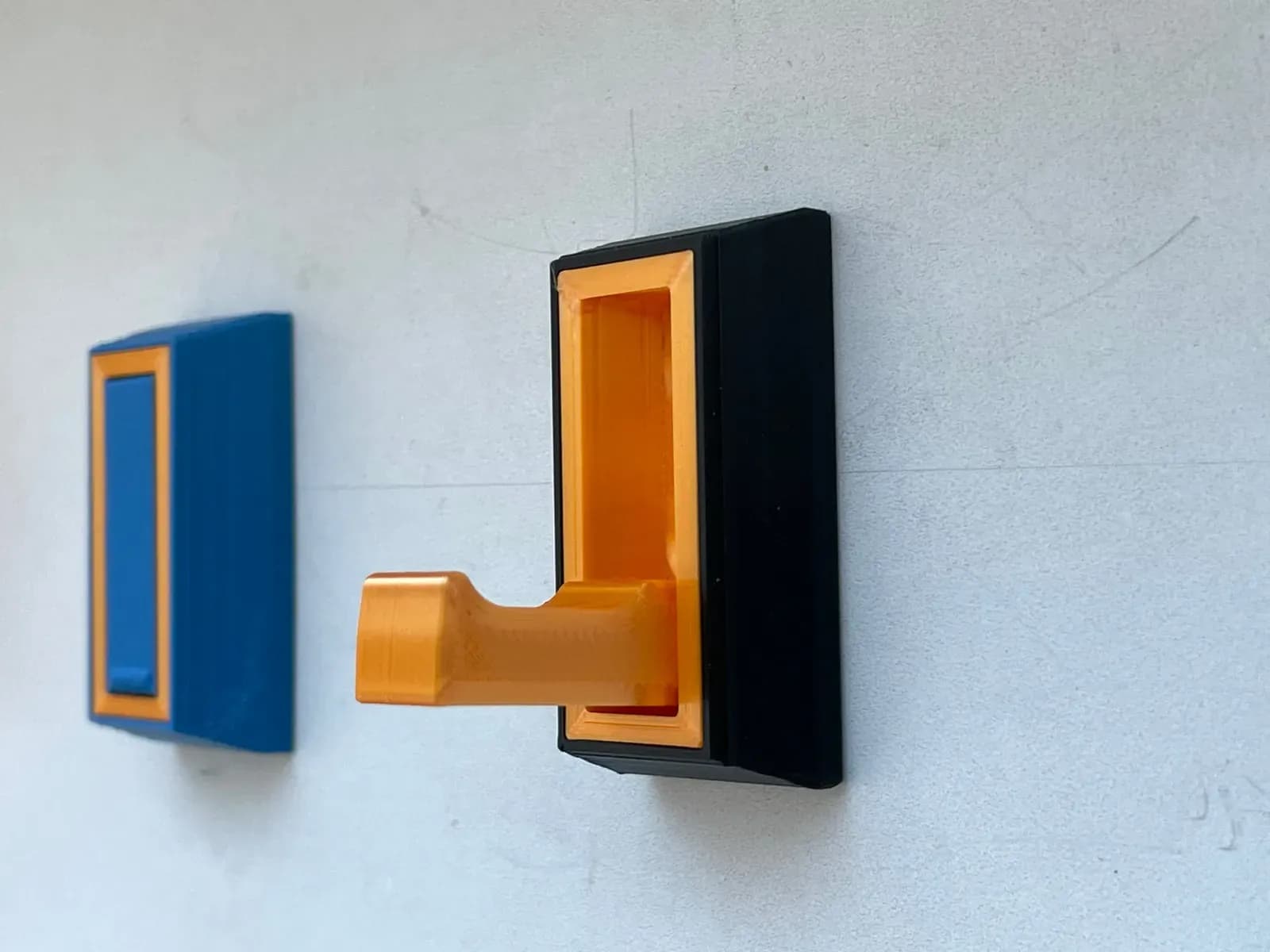 STL - Gancho rebatible de pared render 3