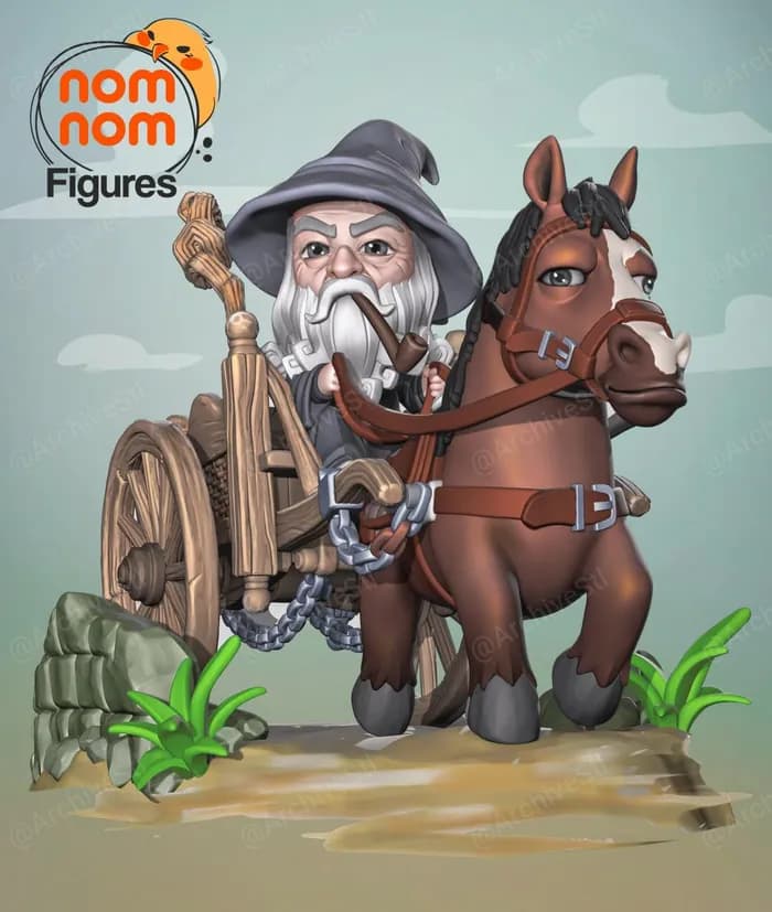 STL - gandalf chibi