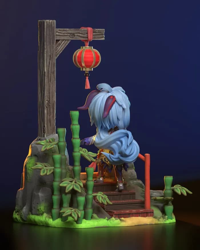 STL - ganyu supported render 5