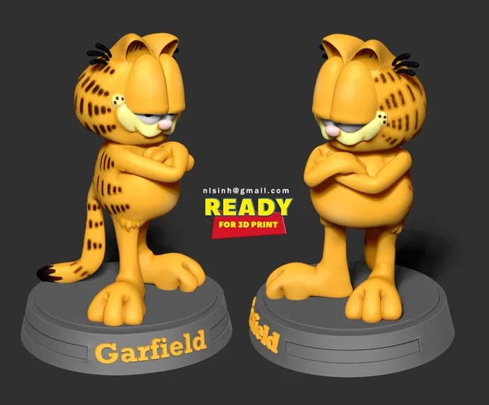 STL - garfield nlsinh render 2