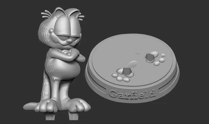 STL - garfield nlsinh render 3