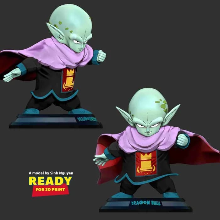 STL - garlic junior dragon ball z render 3