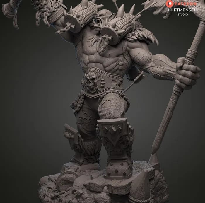 STL - garrosh render 3
