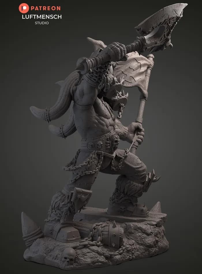 STL - garrosh render 4