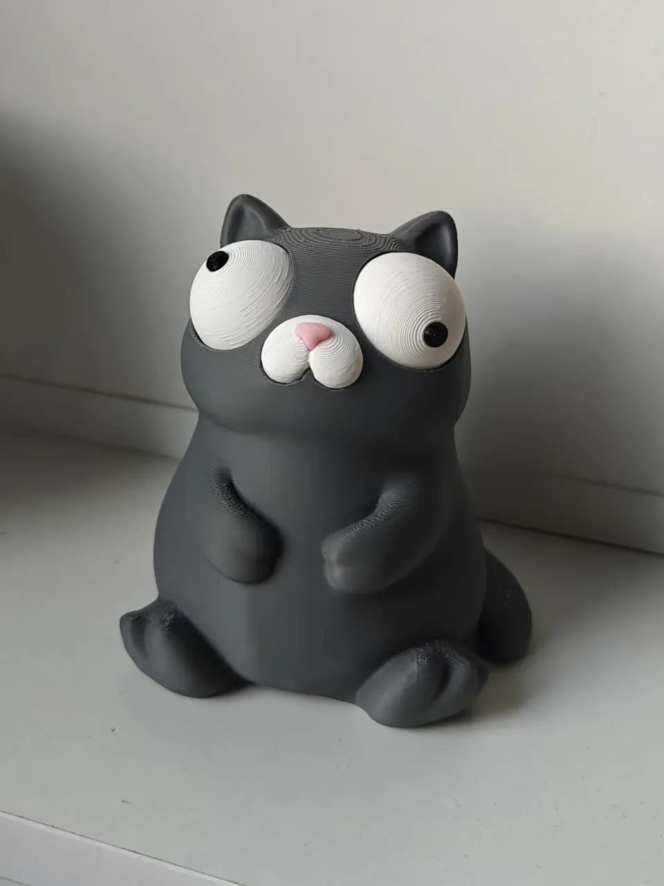 STL - Gato Divertido para Impresión 3D