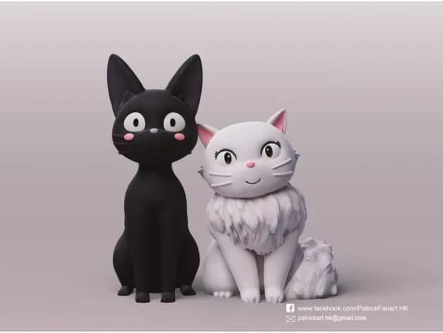 STL - Gato Jijiy y Lily