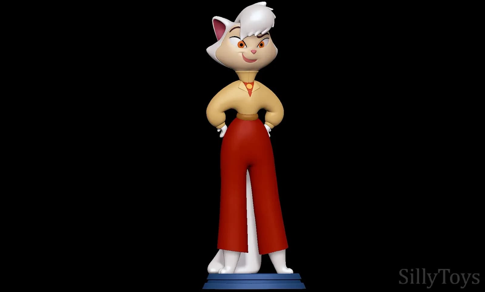 STL - Gato Sawyer SillyToys render 2