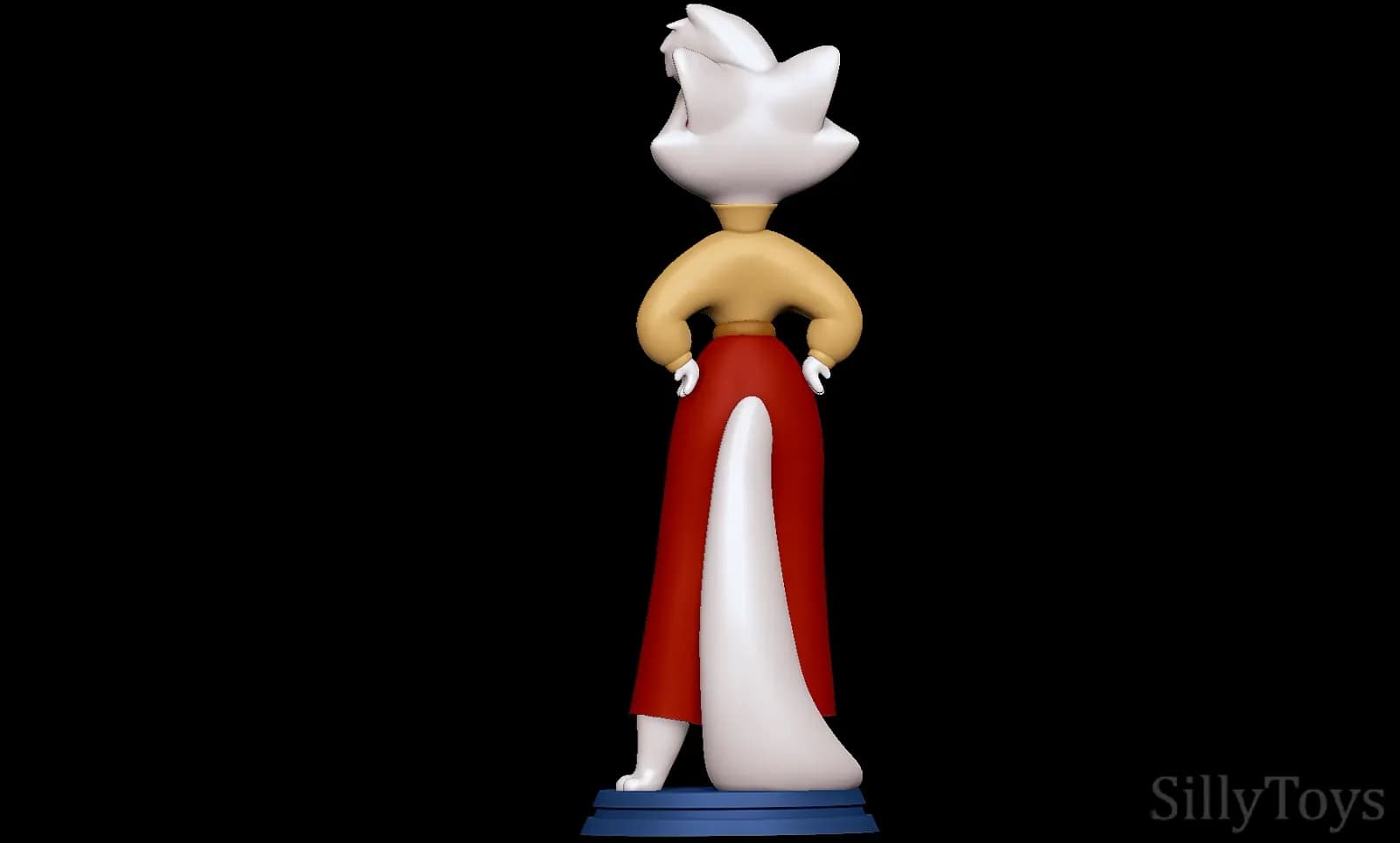 STL - Gato Sawyer SillyToys render 4