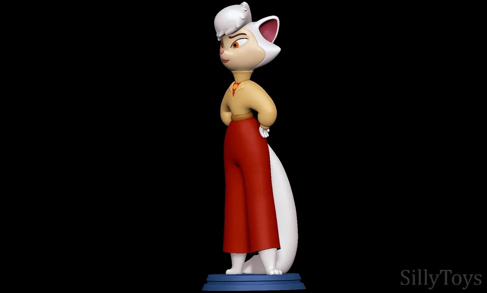 STL - Gato Sawyer SillyToys render 5