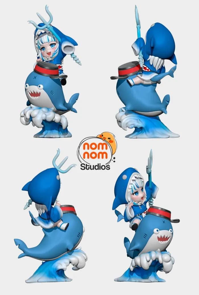 STL - gawr gura render 3