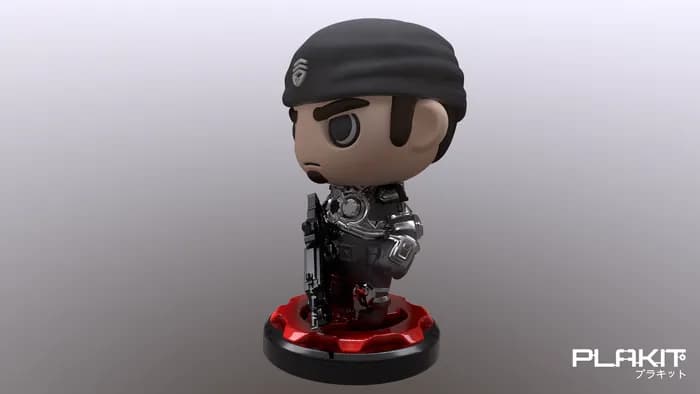STL - gears of war marcus fenix render 2