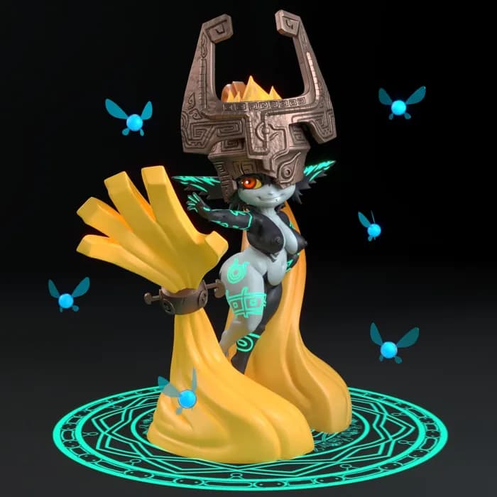 STL - [general buta] midna render 2